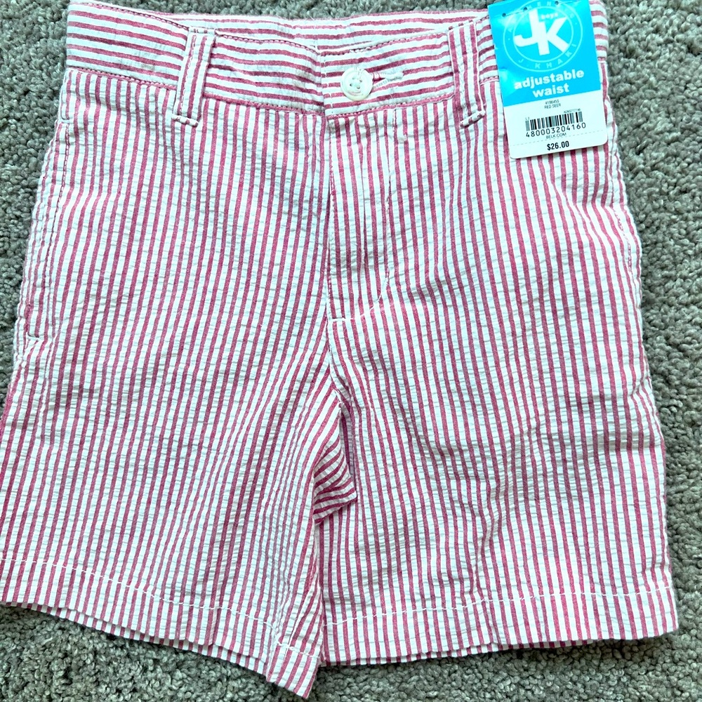 New with tags  toddler boys seersucker shorts